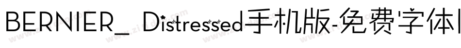 BERNIER__ Distressed手机版字体转换